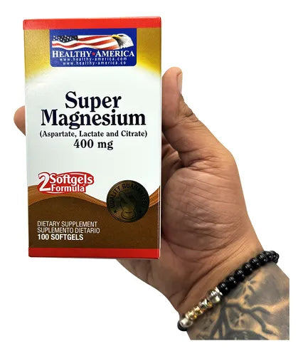 SUPER MAGNESIUM 400MG 100 CAPSULAS BLAND